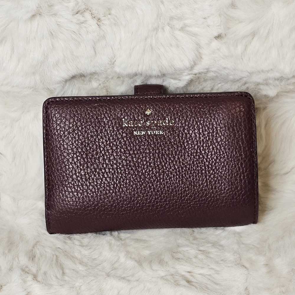 Kate Spade Deep Plum Leather Wallet